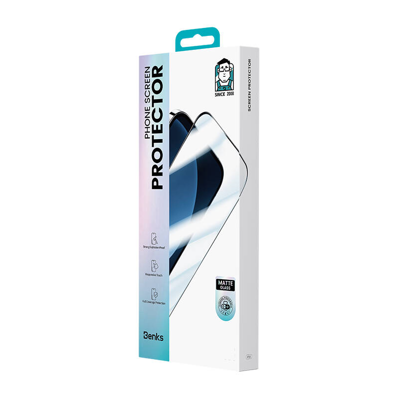 Benks JoyTouch iPhone 14 Pro Max Mat Oyun Ekran Koruyucu + Kolay Uygulama Aparatı Benks JoyTouch iPhone 14 Pro Max Mat Oyun Ekran Koruyucu + Kolay Uygulama Aparatı